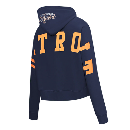 DETROIT TIGERS WINGSPAN WOMEN'S FLC CROPPED PO HOODIE