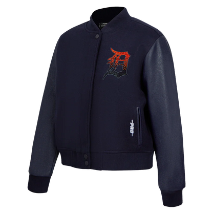 PRO STANDARD DETROIT TIGERS JEWELS W WOOL VARSITY JACKET