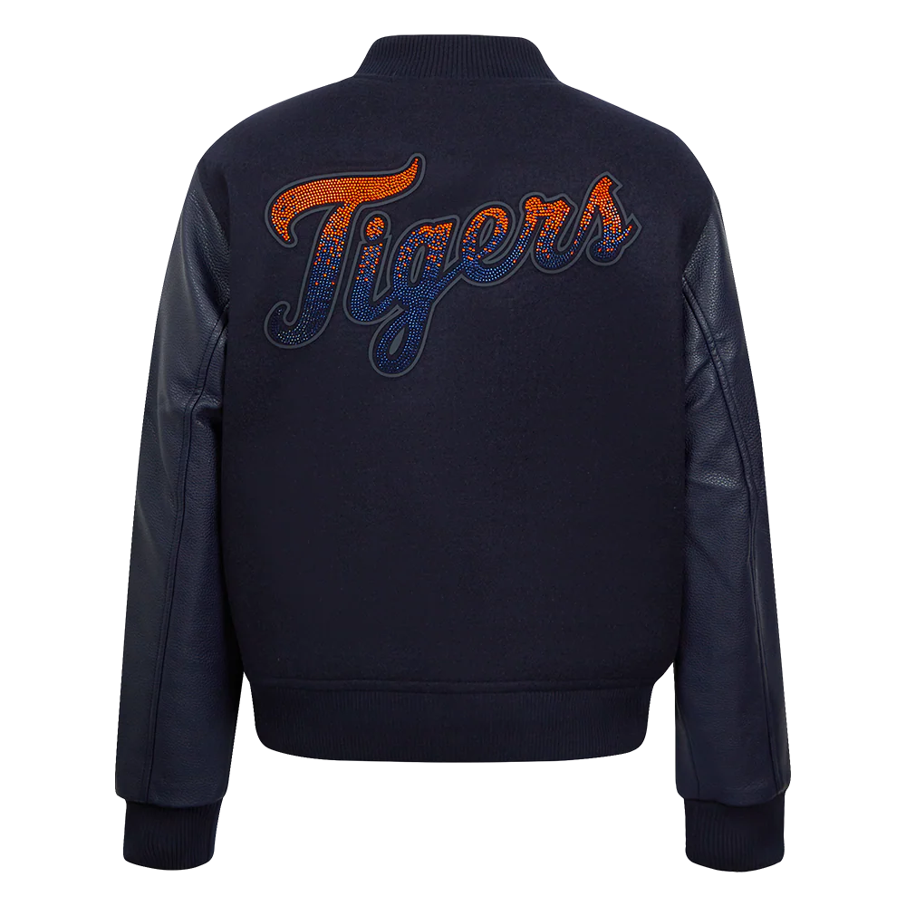 PRO STANDARD DETROIT TIGERS JEWELS W WOOL VARSITY JACKET
