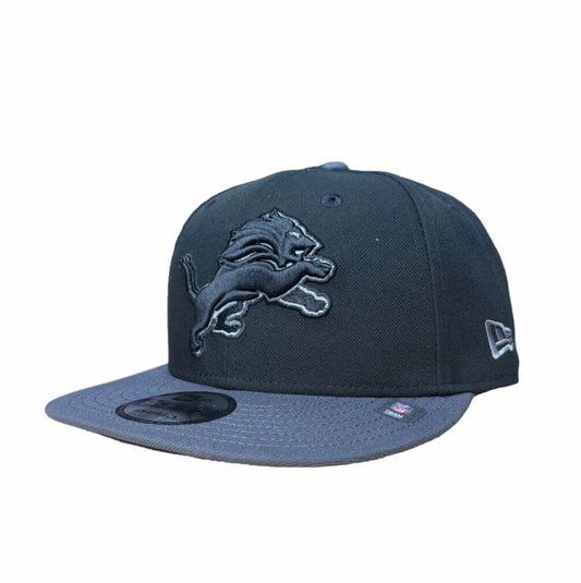 NEW ERA DETROIT LIONS BLACK/GRAPHITE 9FIFTY CAP