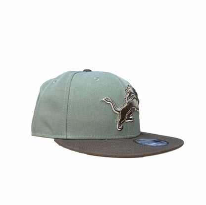 NEW ERA DETROIT LIONS OLIVE/WALNUT 9FIFTY CAP