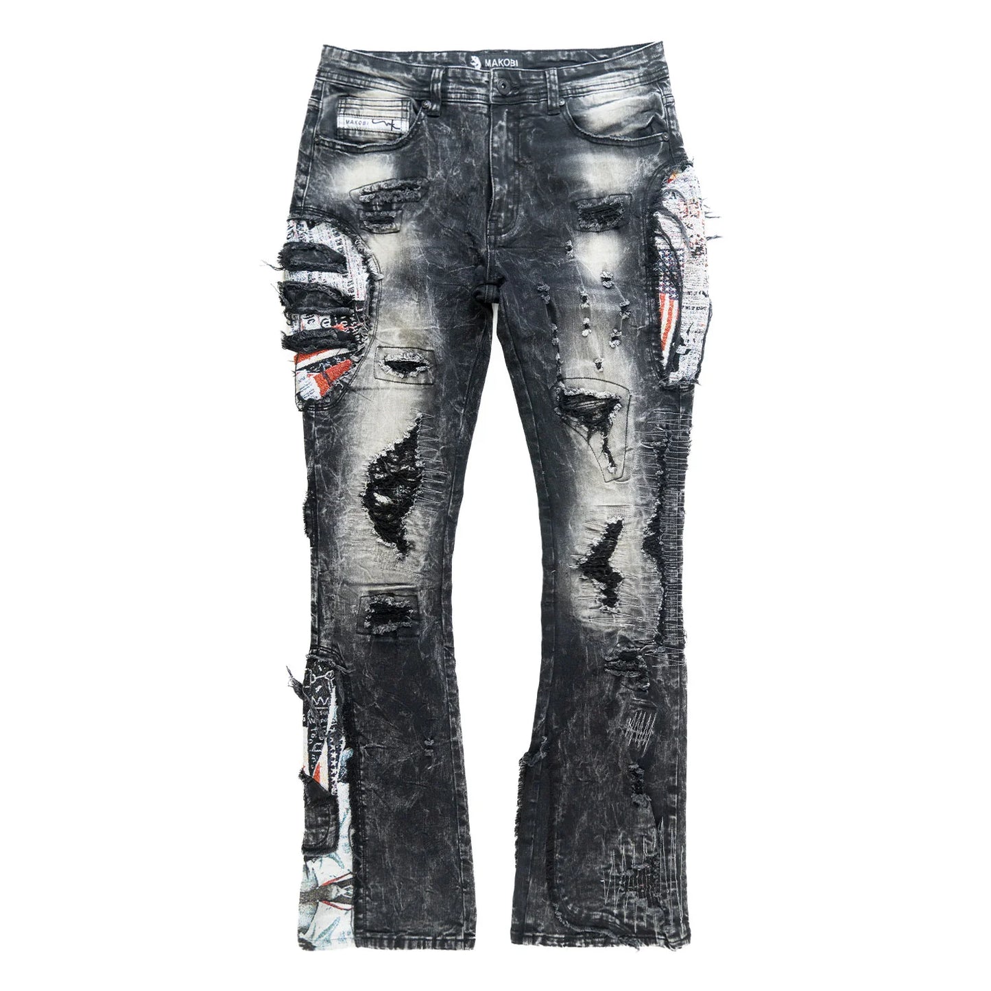 MAKOBI Mohadi Denim Jeans - M1914/M1914B-Black