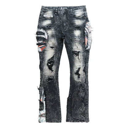 MAKOBI Mohadi Denim Jeans - M1914/M1914B-Black