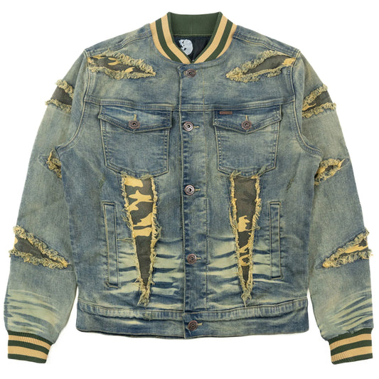 MAKOBI  Sassari Denim Jacket - Dirt M1097