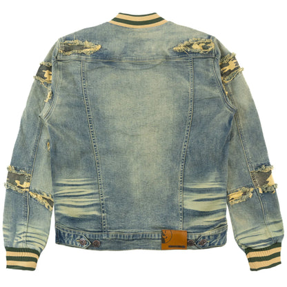 MAKOBI  Sassari Denim Jacket - Dirt M1097