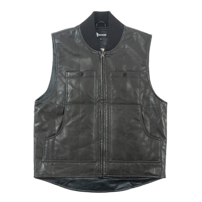 MAKOBI Romano Vegan Leather Vest M1107