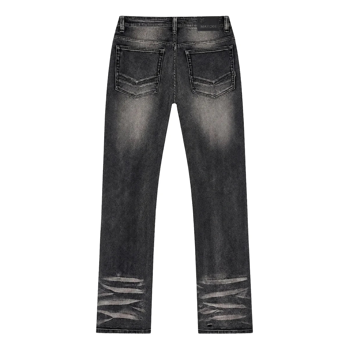 MAKOBI MEN'S NEVER BACK DOWN JEAN (M1754)