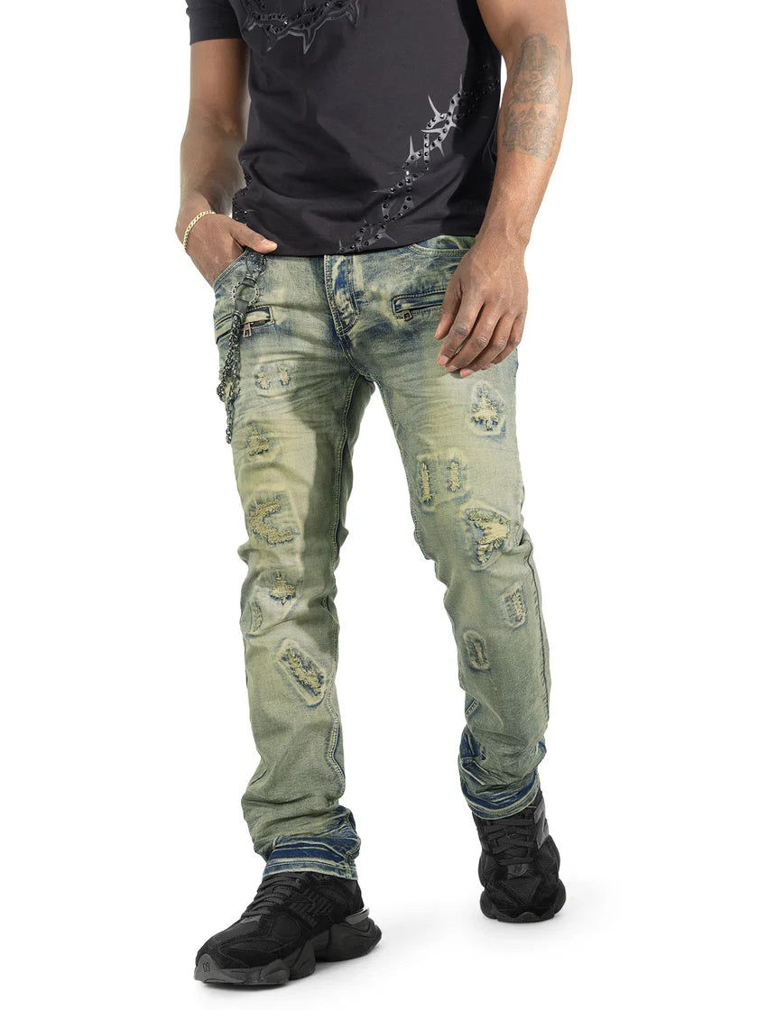 MAKOBI ADORNI CHAIN PANTS (M1763 )