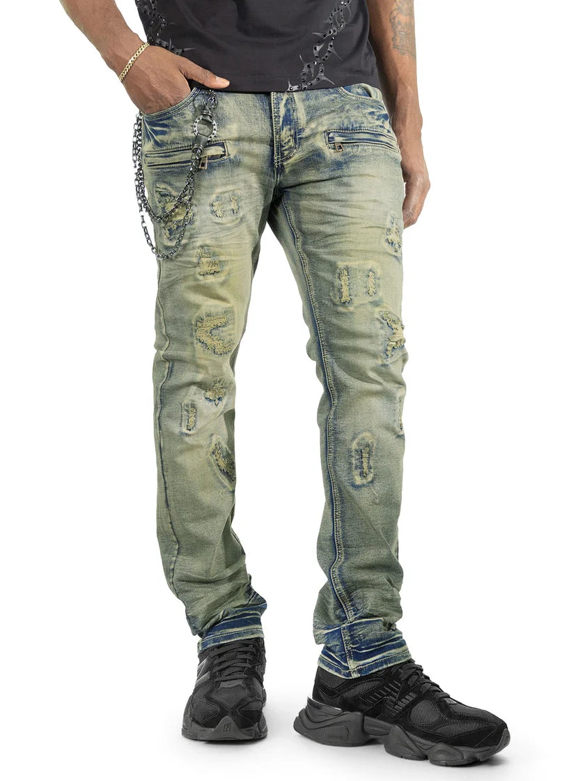 MAKOBI ADORNI CHAIN PANTS (M1763 )