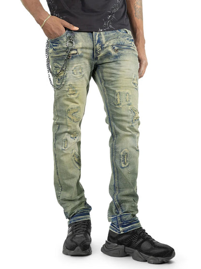 MAKOBI ADORNI CHAIN PANTS (M1763 )