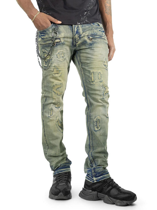 MAKOBI ADORNI CHAIN PANTS (M1763 )