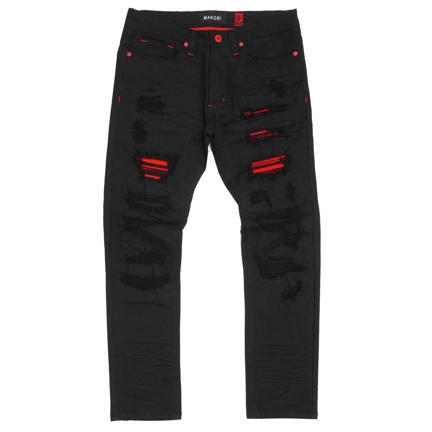M1773 Makobi Amalfi Denim Jeans With Underlay