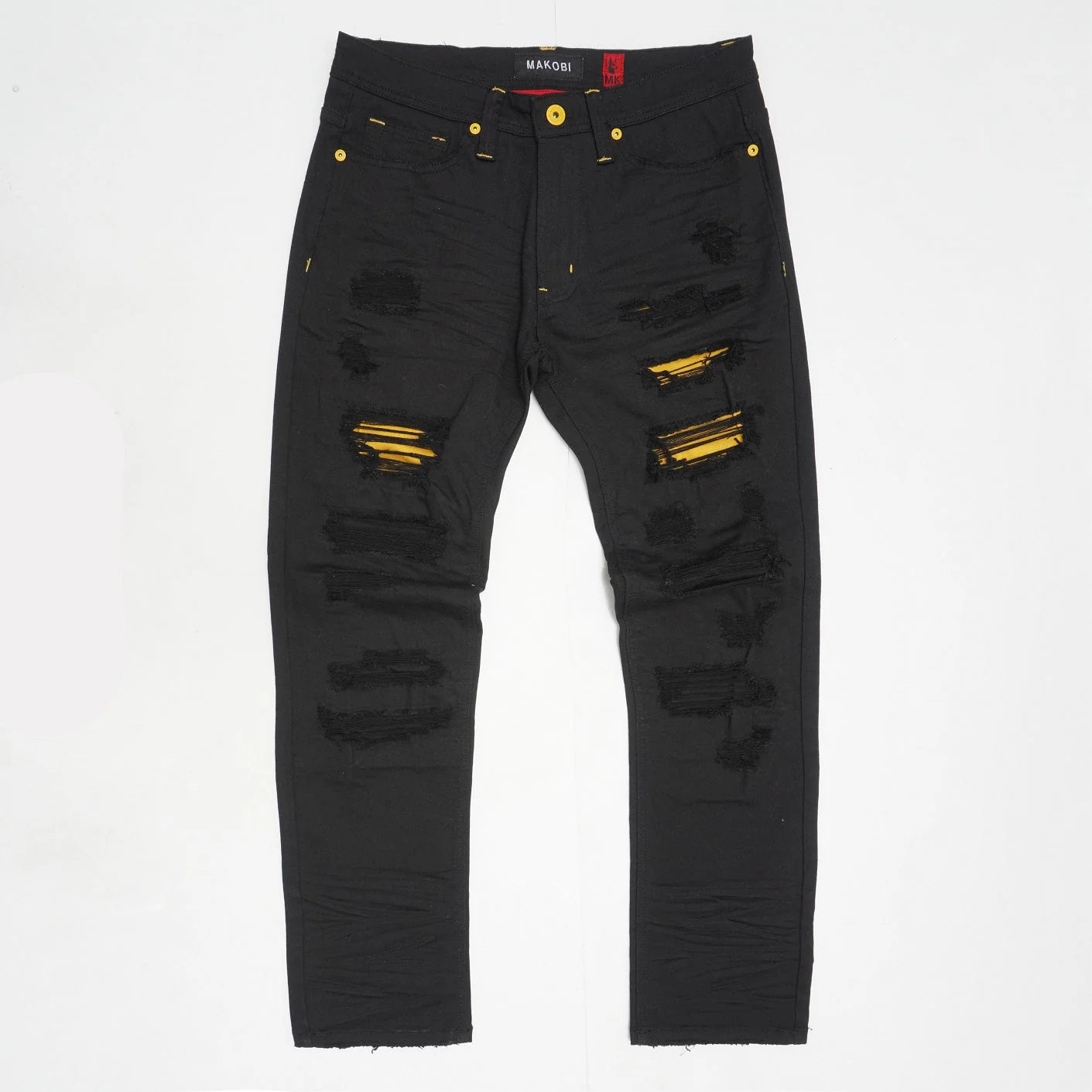 M1773 Makobi Amalfi Denim Jeans With Underlay