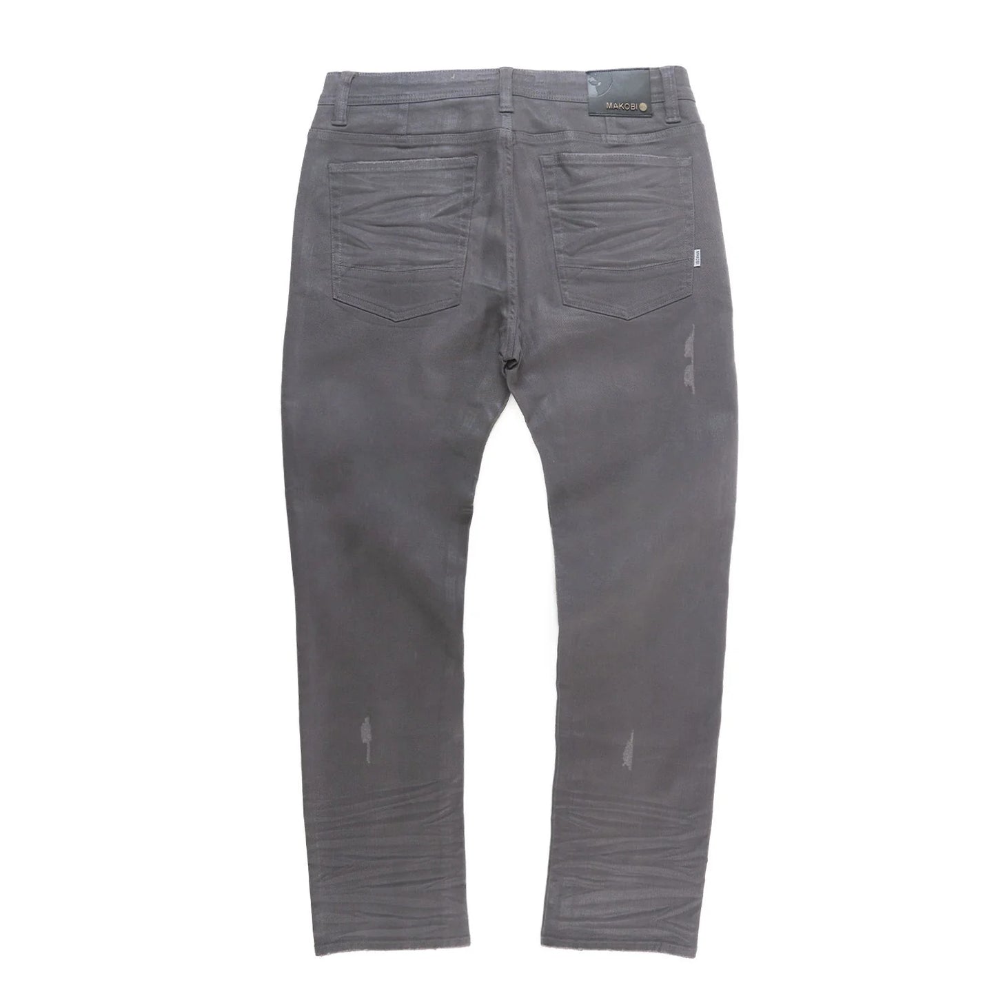 M1901 Makobi Segreto Waxed Jeans - Gray