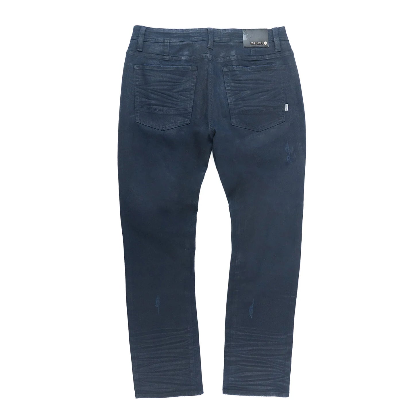 M1901 Makobi Segreto Waxed Jeans - Navy