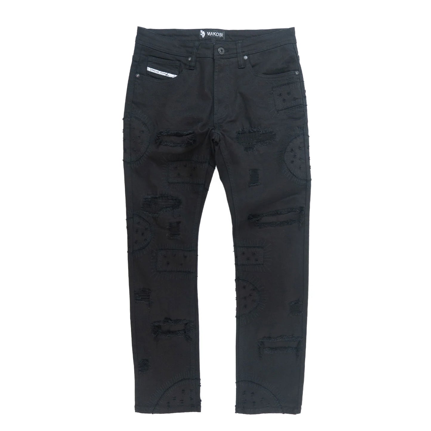 MAKOBI M1945 Mancini Jeans - JET BLACK