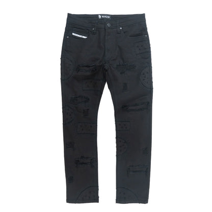 MAKOBI M1945 Mancini Jeans - JET BLACK