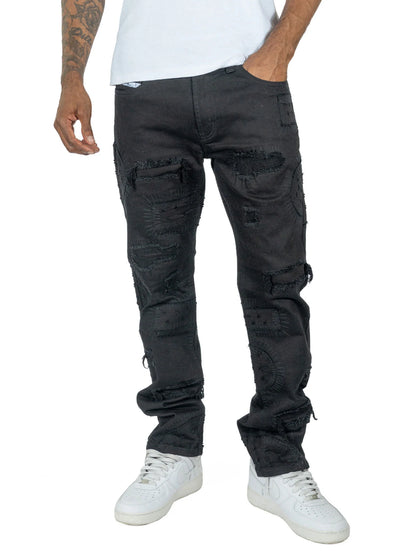 MAKOBI M1945 Mancini Jeans - JET BLACK