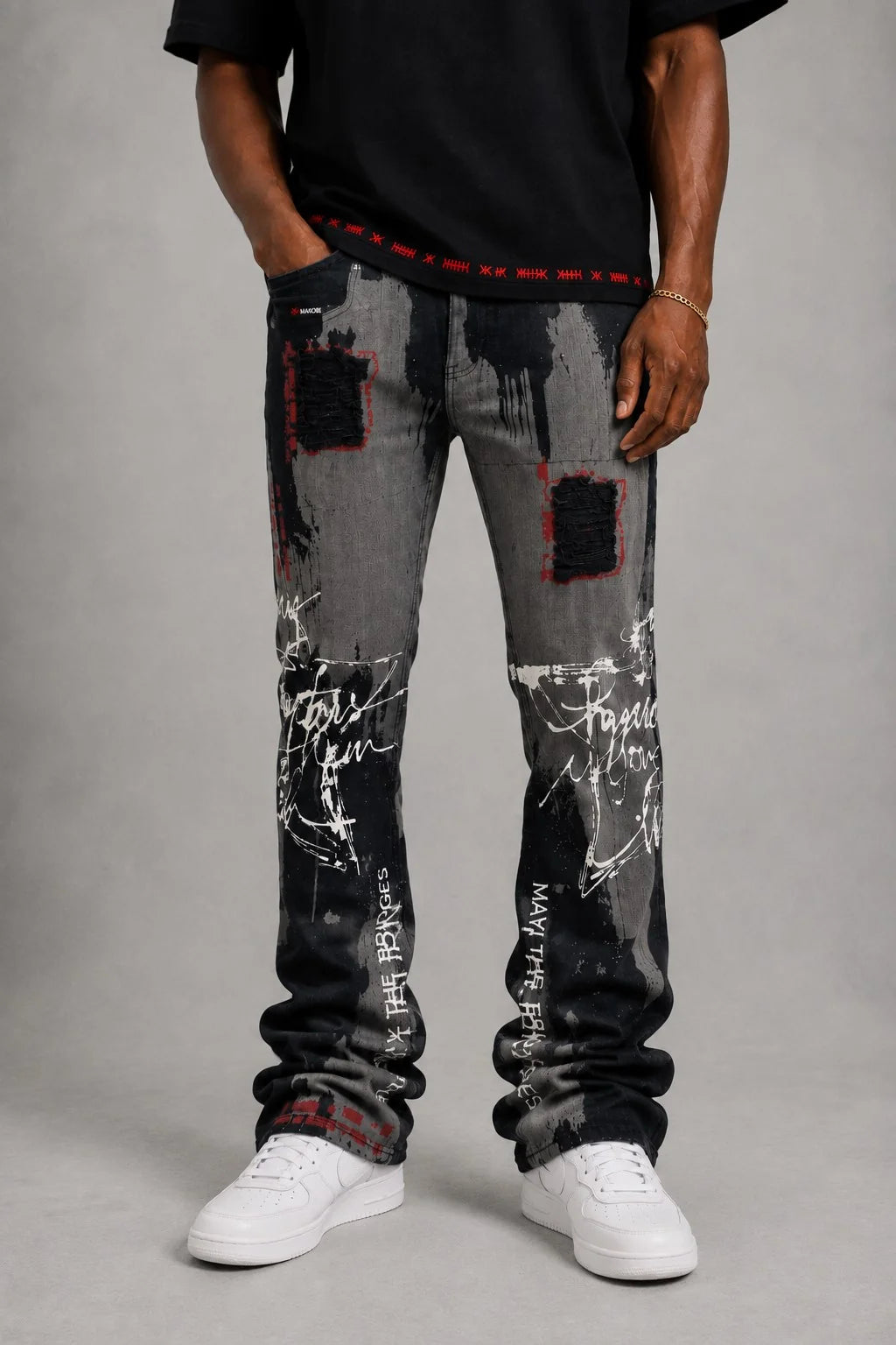MAKOBI MEN'S PREGO TWILL STACKED PANTS (M1958)
