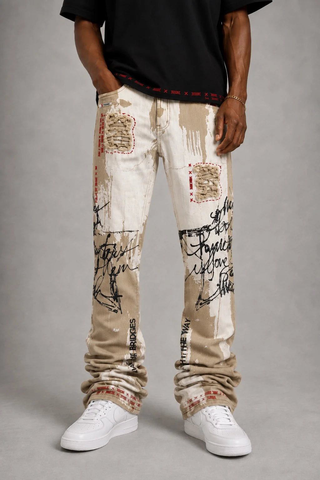 MAKOBI MEN'S PREGO TWILL STACKED PANTS (M1958)