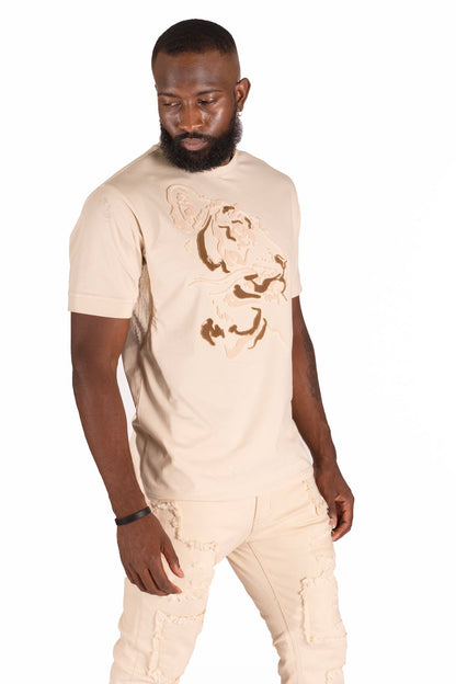 Makobi M358 Gabana Tiger Tee - Khaki