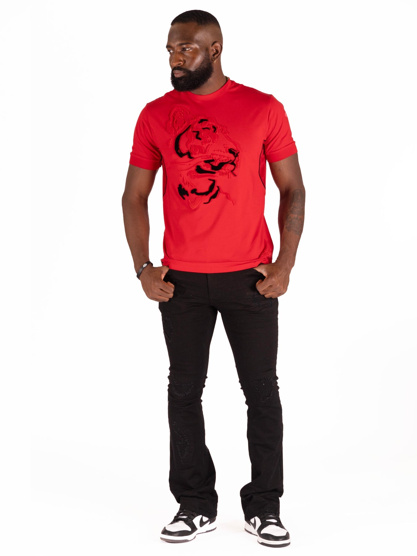 Makobi M358 Gabana Tiger Tee - Red