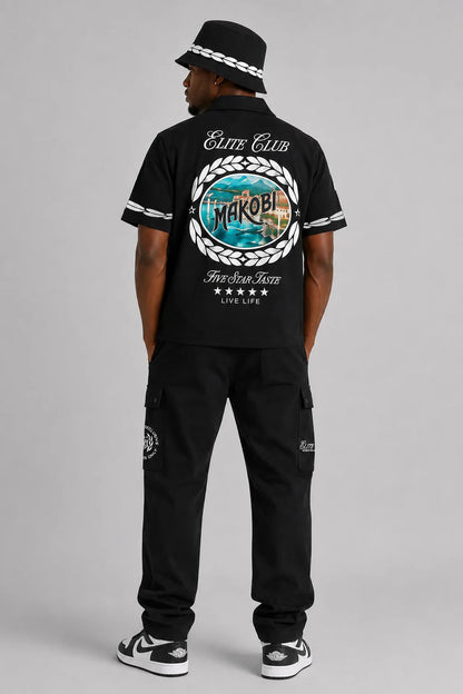 MAKOBI MEN'S ELITE CLUB TWILL TRACK-SUIT SET (M416)
