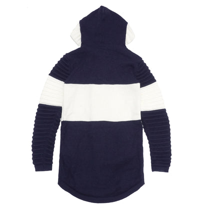 Makobi - Giovanni Two-Tone Sweater(M4218) - Navy