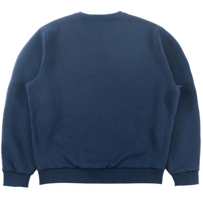 M4390 MAKOBI-Beanchi Jacquard Crewneck - Navy