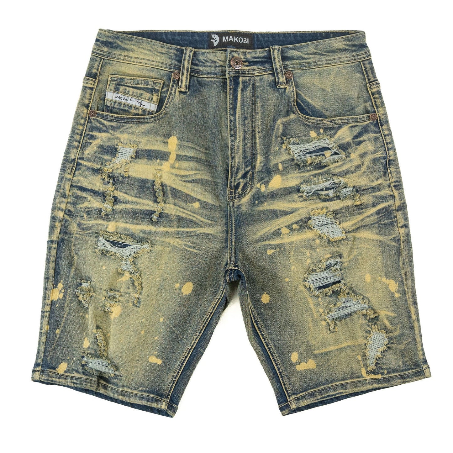 M607 MAKOBI Amato Denim Shorts