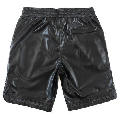 MAKOBI  Belluci Vegan Leather Shorts -(M629)