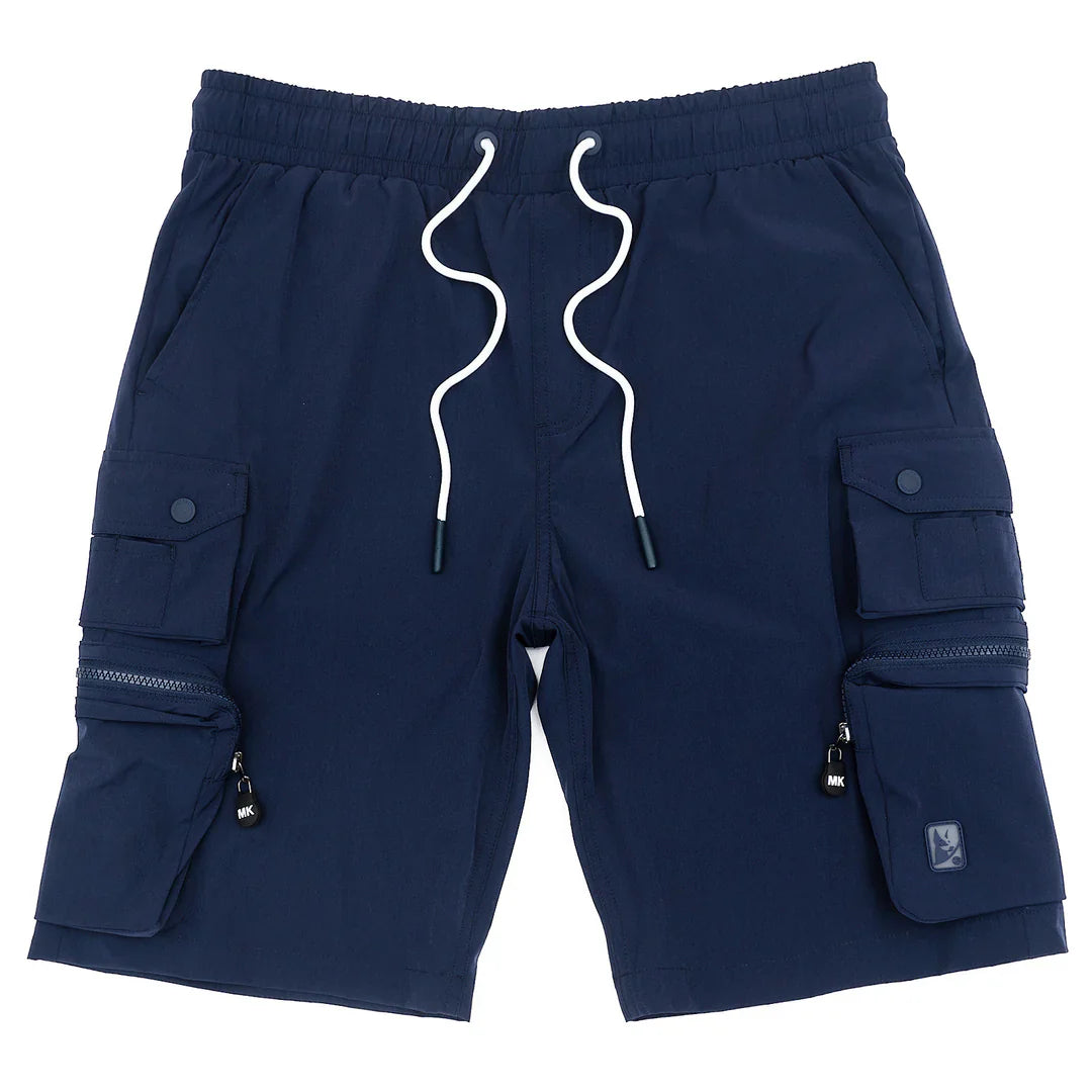 M633 MAKOBI COLTON NYLON SPANDEX CARGO SHORTS