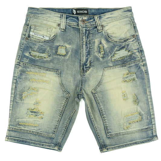 M904 MAKOBI PREGO DENIM SHORTS