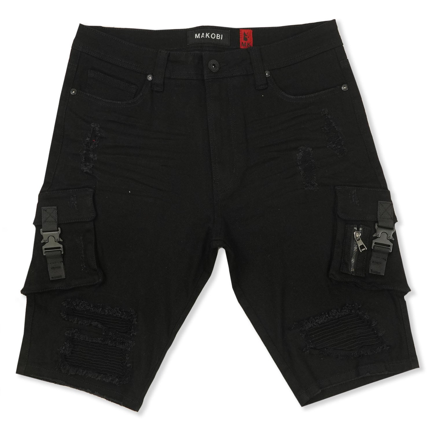 M936 Makobi Denim Cargo Shorts