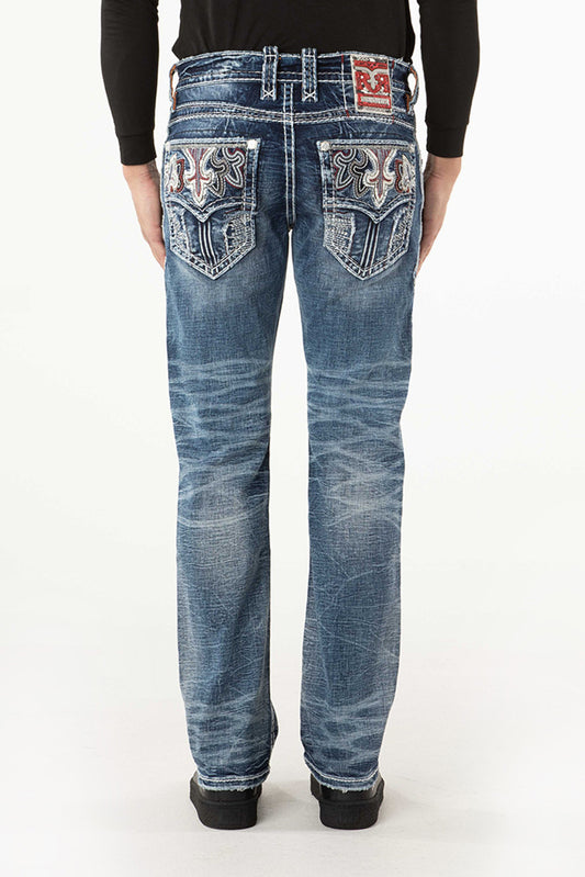 ROCK REVIVAL BENJEY J201R STRAIGHT JEAN