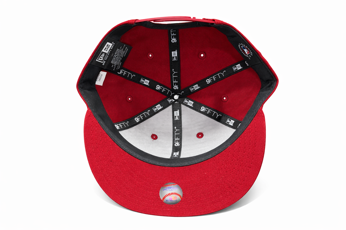 NEW ERA DETROIT TIGERS BLACK/RED 9FIFTY SNAPBACK CAP