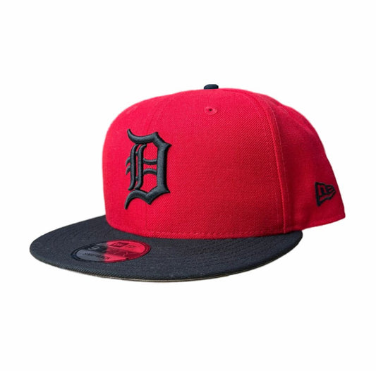 NEW ERADETROIT TIGERS RED/BLACK 9FIFTY SNAPBACK CAP