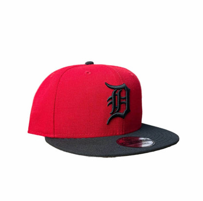 NEW ERADETROIT TIGERS RED/BLACK 9FIFTY SNAPBACK CAP