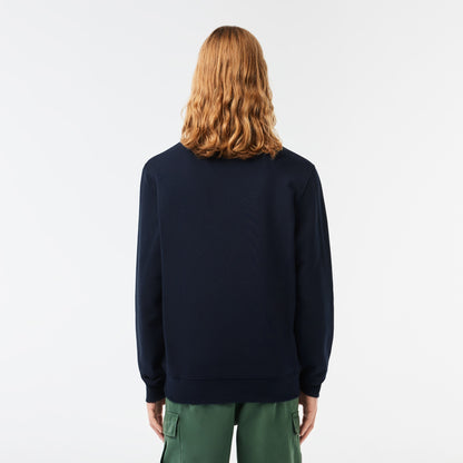 Lacoste - Men's Classic Fit Cotton Fleece Sweatshirt - Navy Blue
