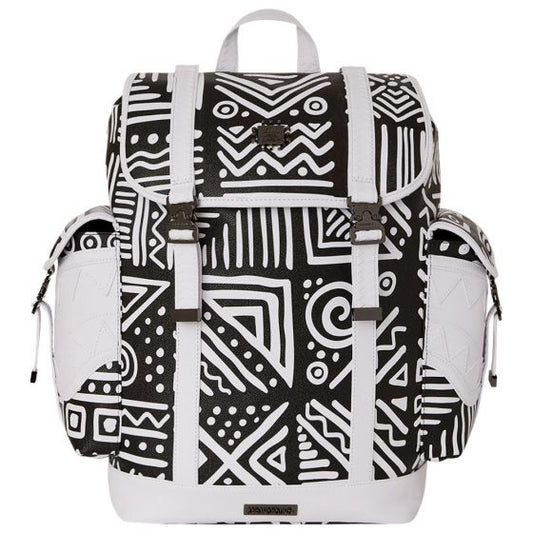 SprayGround - AI Tribal Couture Platinum Monte Carlo Back Pack