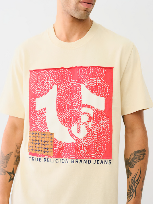 TRUE RELIGION SASHIKO HORSESHOE TEE