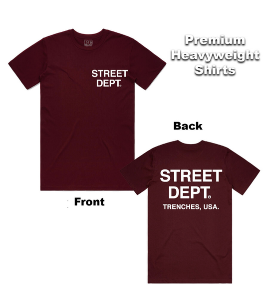 STREET DEPT (STDPT100) BURG/WHITE