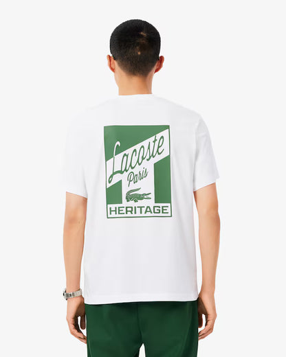 Lacoste Men's Printed Crewneck T-Shirt