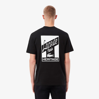 Lacoste Men's Printed Crewneck T-Shirt