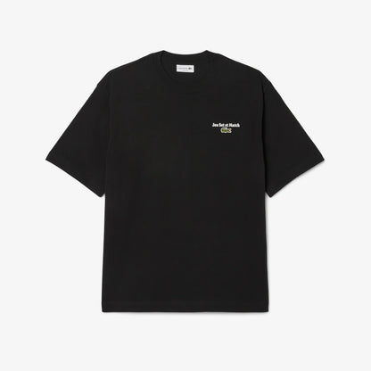 Lacoste Loose Fit Heavy Jersey Printed T-shirt