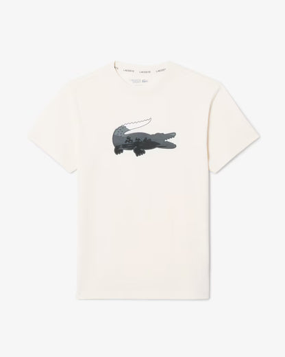 LACOSTE MEN'S SPORT ULTRA DRY LANDSCAPE CROCODILE T-SHIRT (TH6306-51)