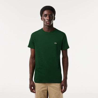 Lacoste - Pima Cotton Jersey T-Shirt, Crew Neck - Green