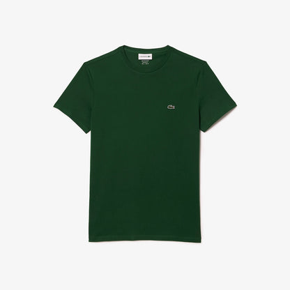 Lacoste - Pima Cotton Jersey T-Shirt, Crew Neck - Green