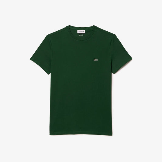 Lacoste - Pima Cotton Jersey T-Shirt, Crew Neck - Green