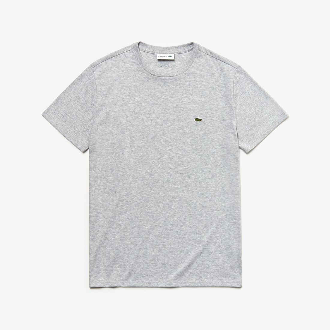 Lacoste - Pima Cotton Jersey T-Shirt, Crew Neck - Gray